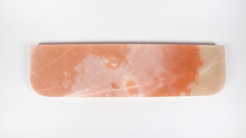 coral pink marble wrist rest