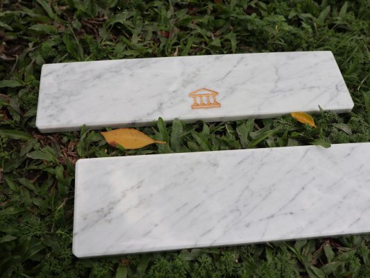 [Only TKL] Antique White Wrist Rest x GMK Civilizations